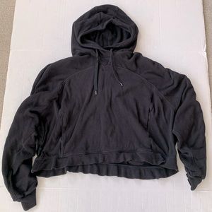 Lululemon oversized hoody hooded black pullover size M/L